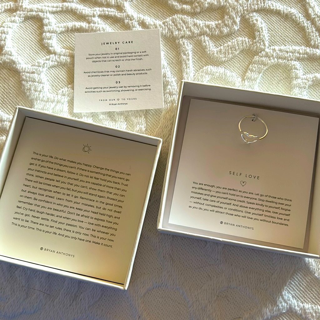Nib Bryan Anthony’s Silver Tone Self Love Ring